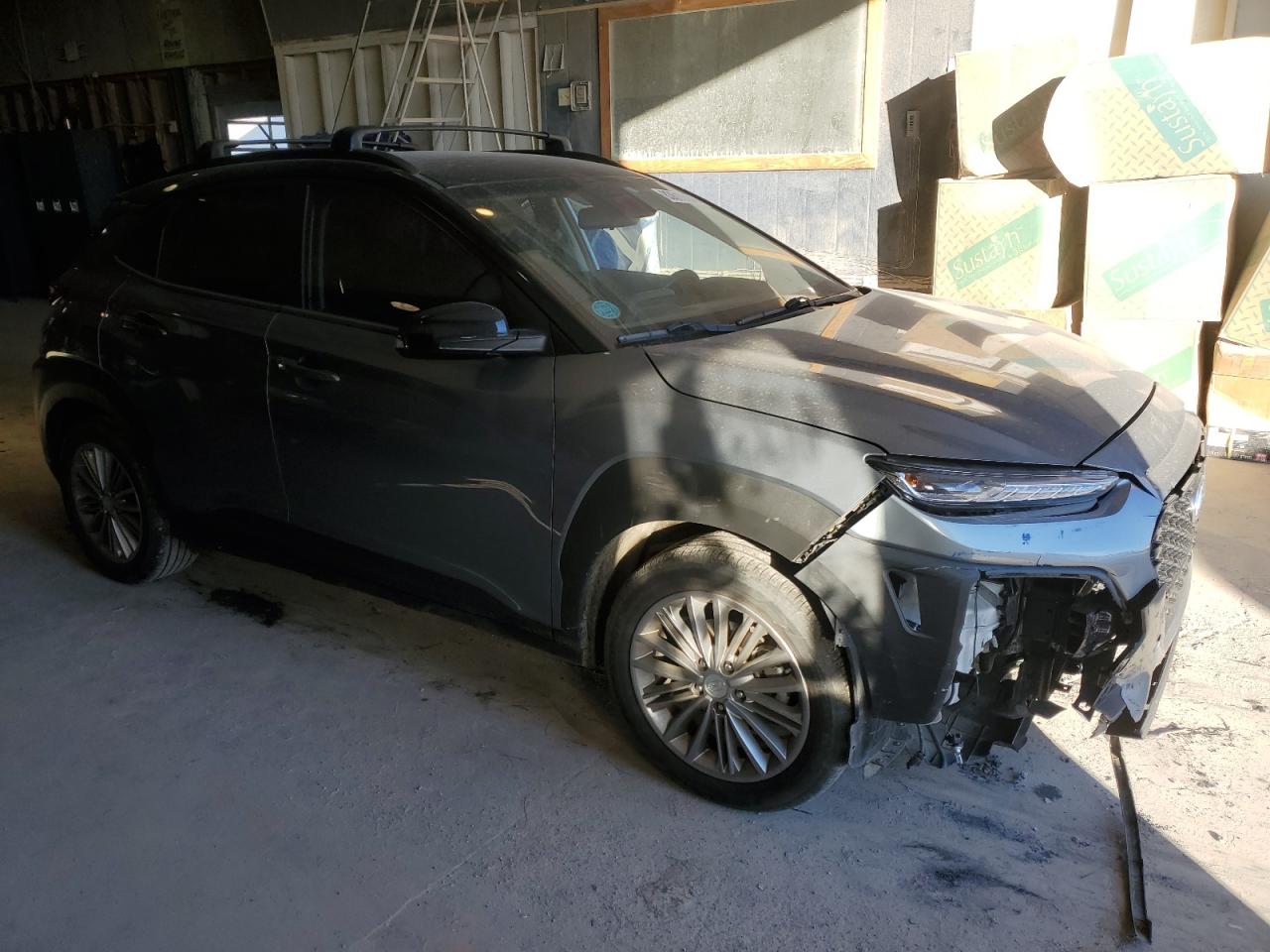 2021 Hyundai Kona VIN KM8K22AA0MU621142 Copart auction photo, front end / minor dent/scratches damage thumbnail 4