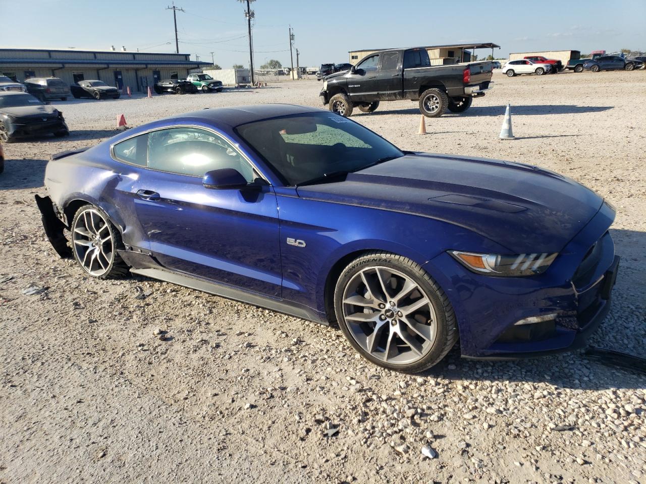 2015 Ford Mustang VIN 1FA6P8CF6F5310532 Copart auction photo, rear end / side damage thumbnail 4