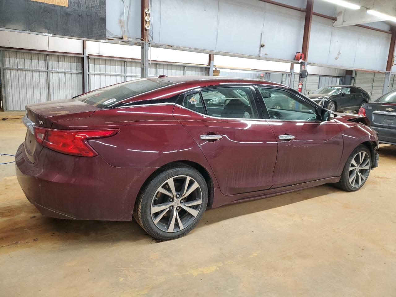 2017 Nissan Maxima VIN 1N4AA6AP1HC424464 Copart auction photo, front end damage thumbnail 3