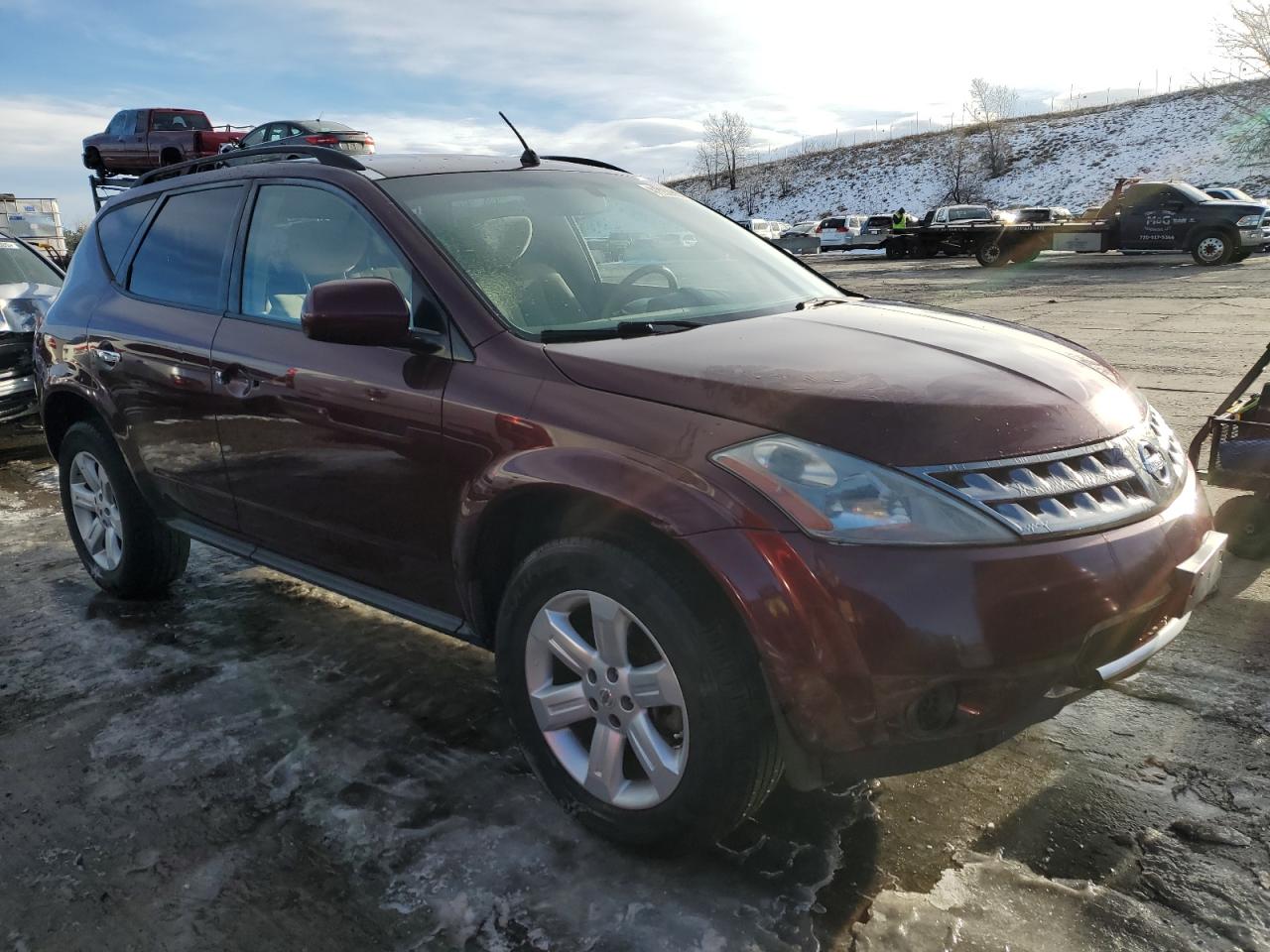 2007 Nissan Murano VIN JN8AZ08W67W635240 Copart auction photo, rear end damage thumbnail 4
