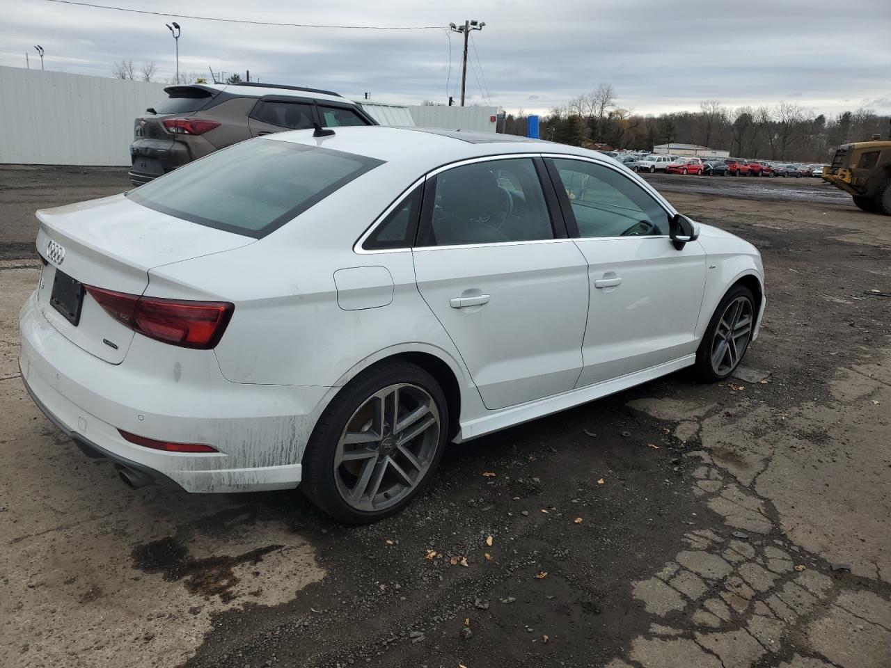 2019 Audi A3 VIN WAUJEGFF7K1017978 Copart auction photo, vandalism damage thumbnail 3