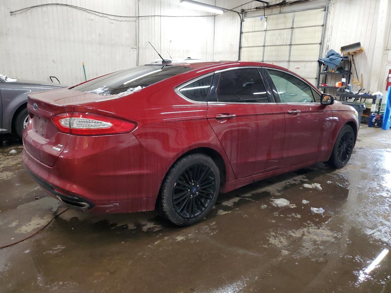 2016 Ford Fusion VIN 3FA6P0T95GR266758 Copart auction photo, side damage thumbnail 3