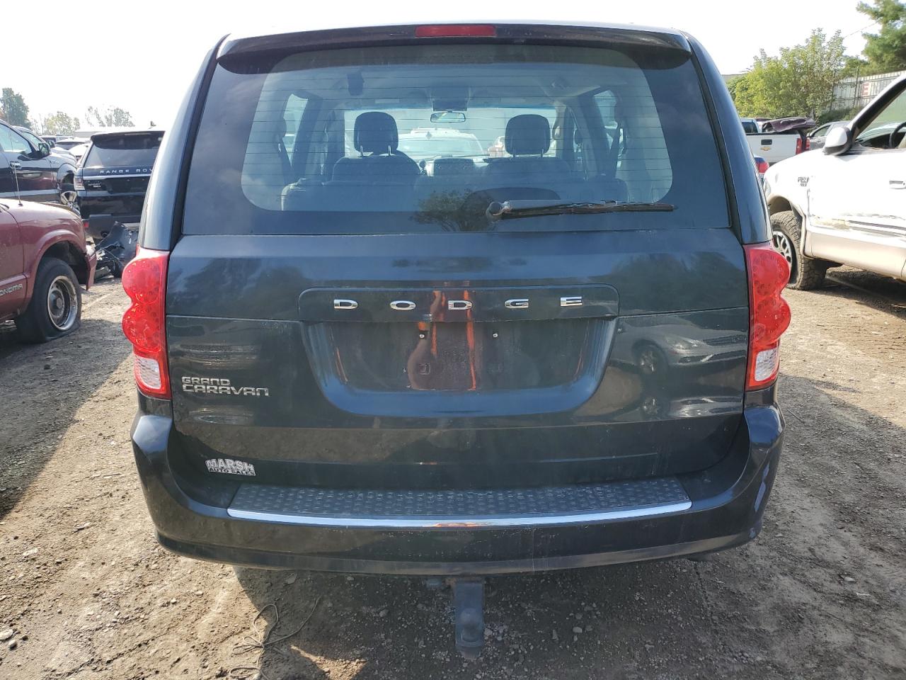 2014 Dodge Caravan VIN 2C4RDGBG4ER220480 Copart auction photo, front end / side damage thumbnail 6