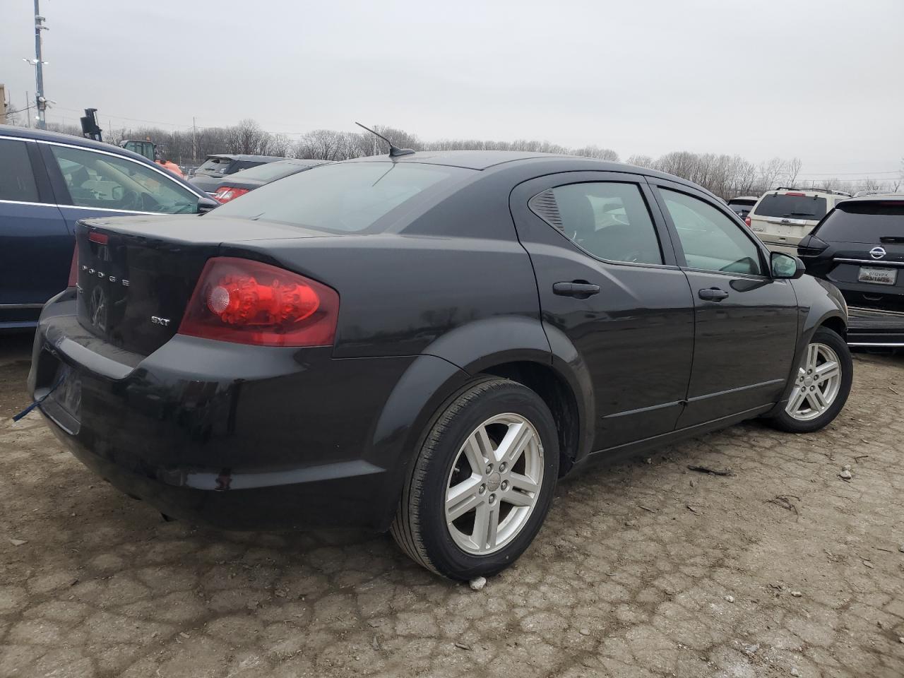 2013 Dodge Avenger VIN 1C3CDZCB2DN562157 Copart auction photo, front end / side damage thumbnail 3