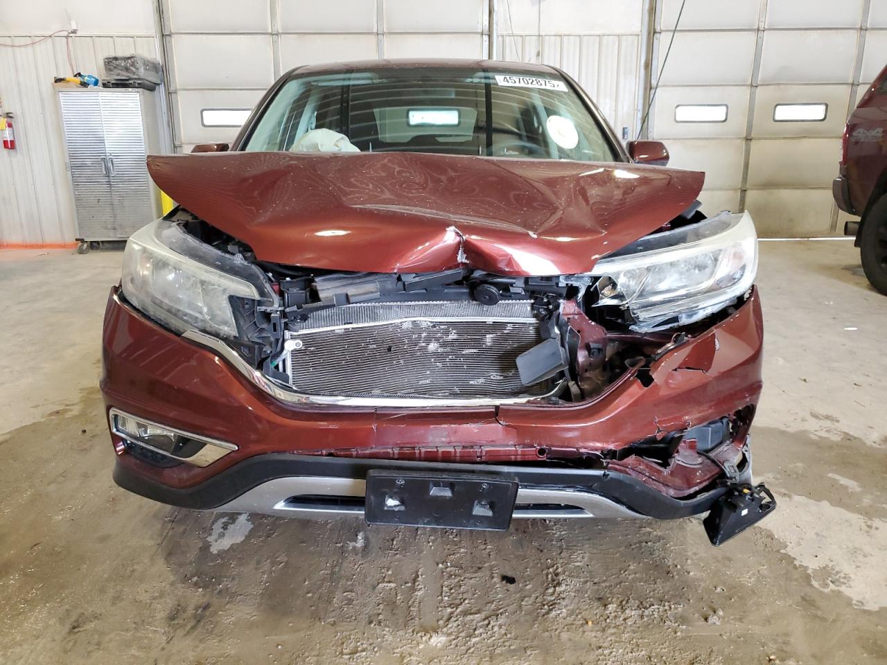 2015 Honda CR-V VIN 5J6RM4H53FL121609 Copart auction photo, front end / minor dent/scratches damage thumbnail 5