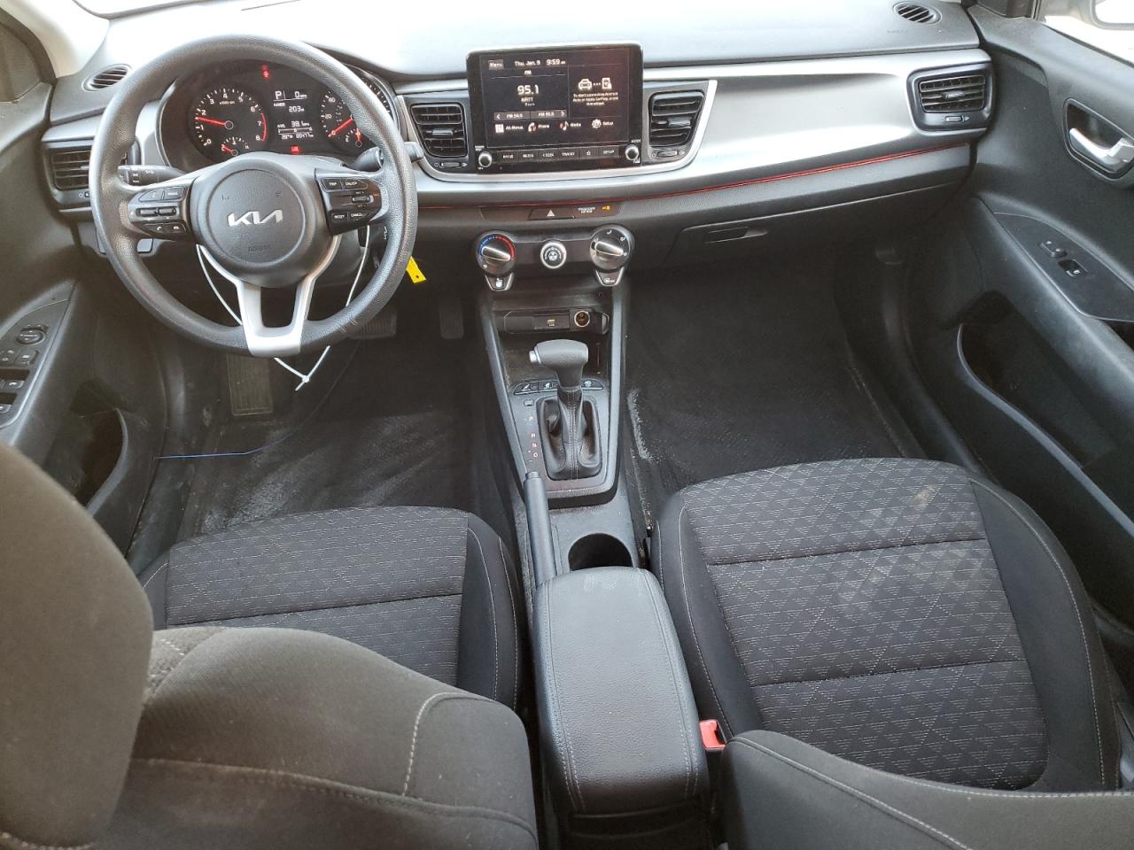 2022 KIA Rio VIN 3KPA24AD8NE434964 Copart auction photo, top/roof damage thumbnail 8