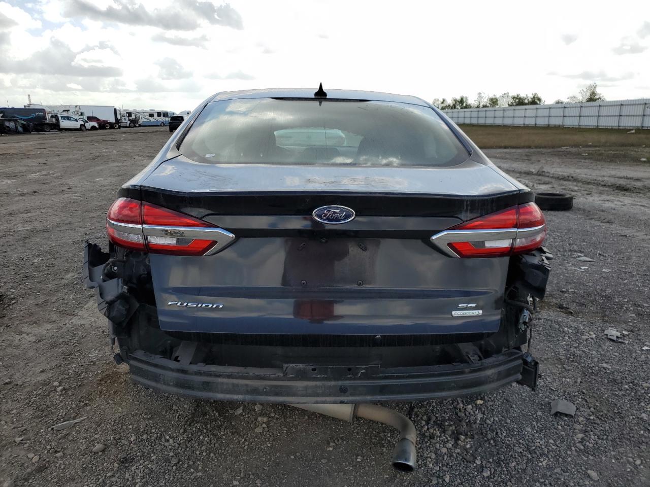 2020 Ford Fusion VIN 3FA6P0HD8LR150865 Copart auction photo, rear end damage thumbnail 6