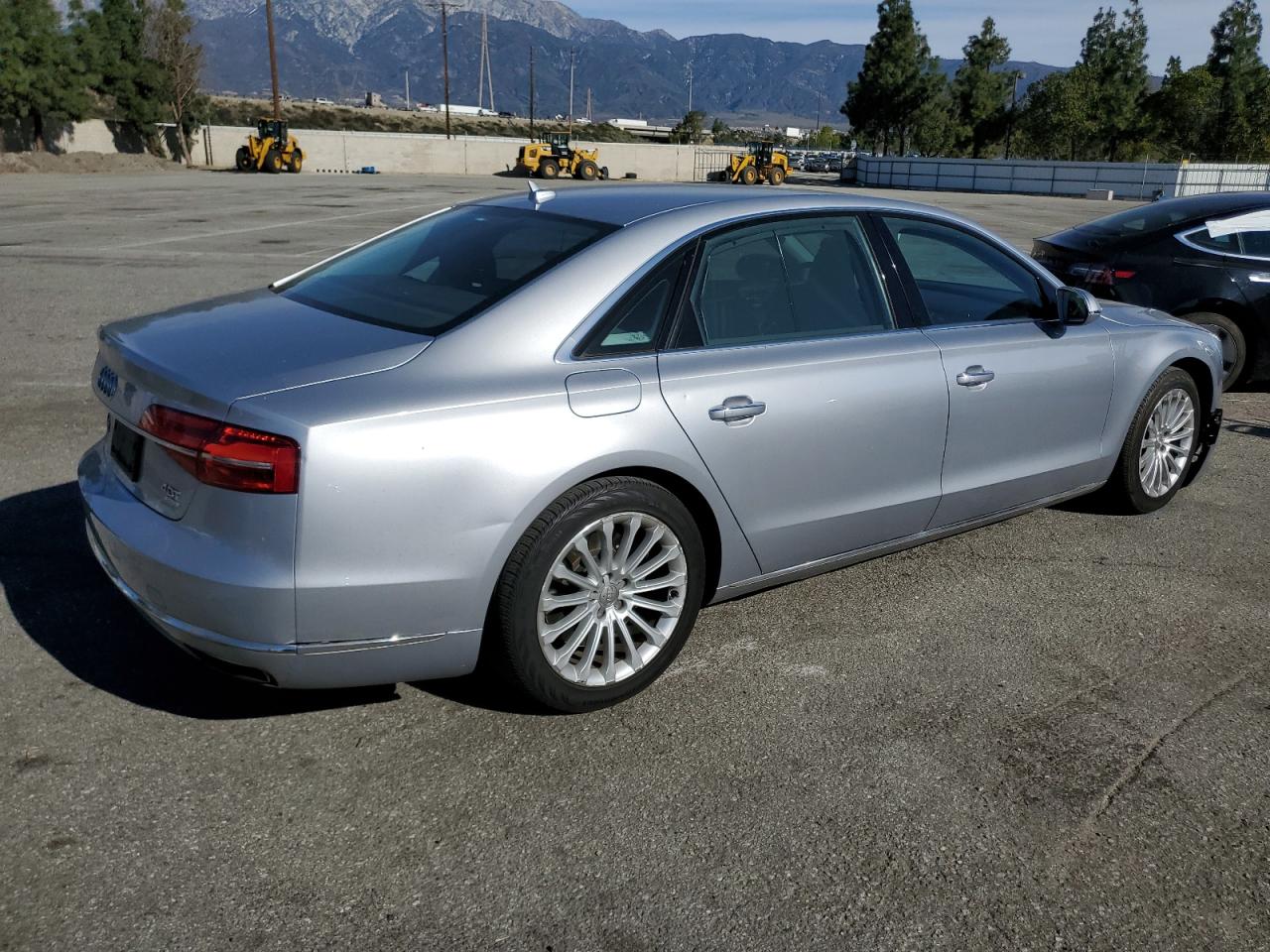2015 Audi A8 VIN WAU32AFD6FN039126 Copart auction photo, front end damage thumbnail 3