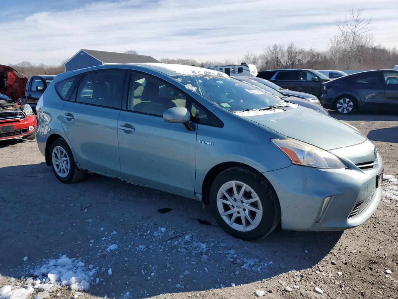 2013 Toyota Prius VIN JTDZN3EU9D3230145 Copart auction photo, front end damage thumbnail 4