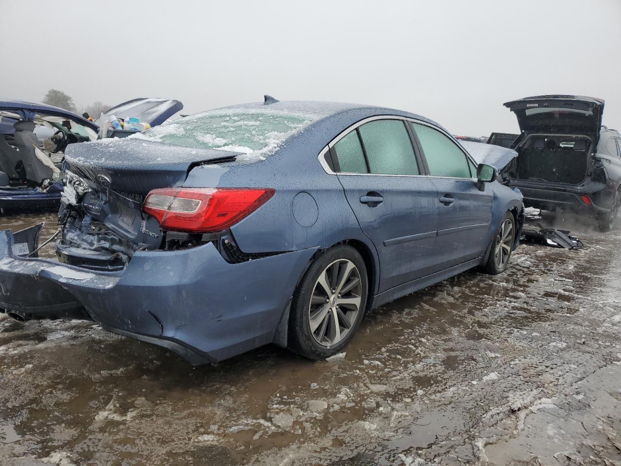 2018 Subaru Legacy VIN 4S3BNAN66J3039320 Copart auction photo, front end / rear end damage thumbnail 3