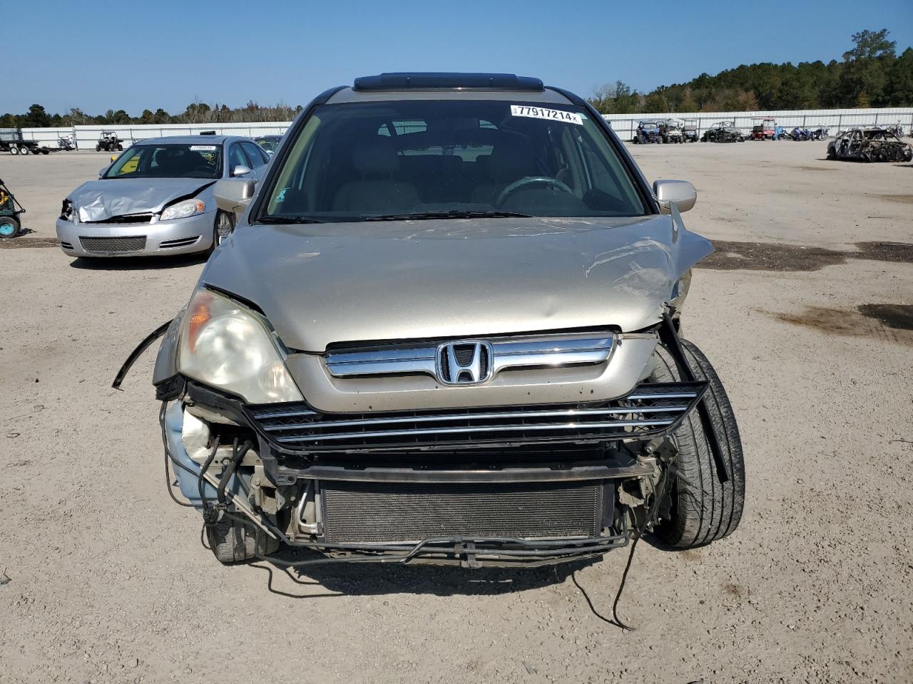 2009 Honda CR-V VIN 5J6RE38789L016867 Copart auction photo, front end damage thumbnail 5