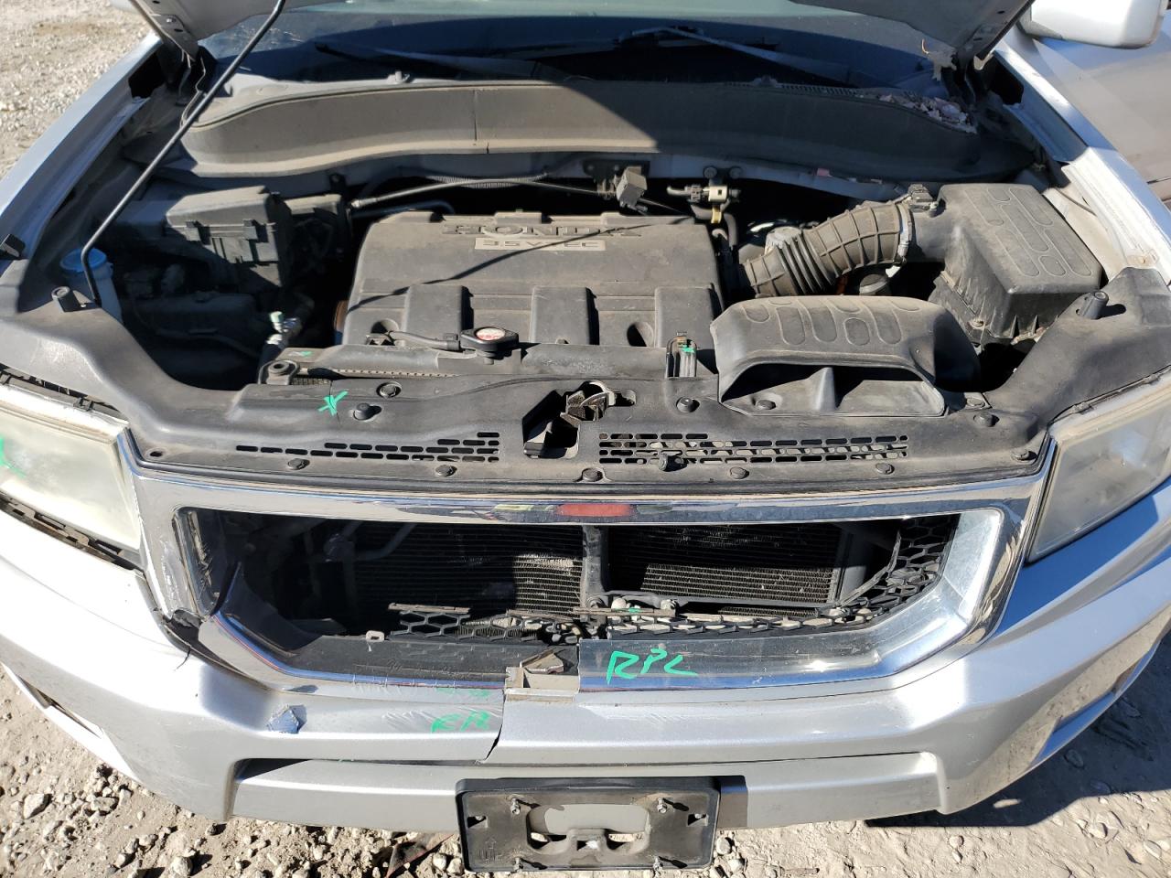 2009 Honda Ridgeline VIN 5FPYK16569B105301 Copart auction photo, front end damage thumbnail 11