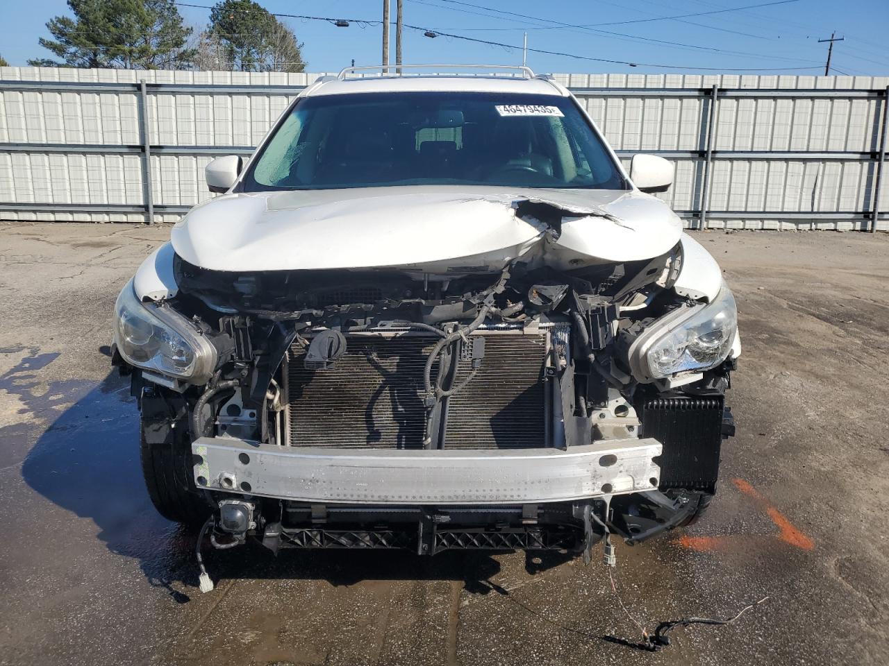 2013 Infiniti JX VIN 5N1AL0MM1DC315687 Copart auction photo, front end damage thumbnail 5