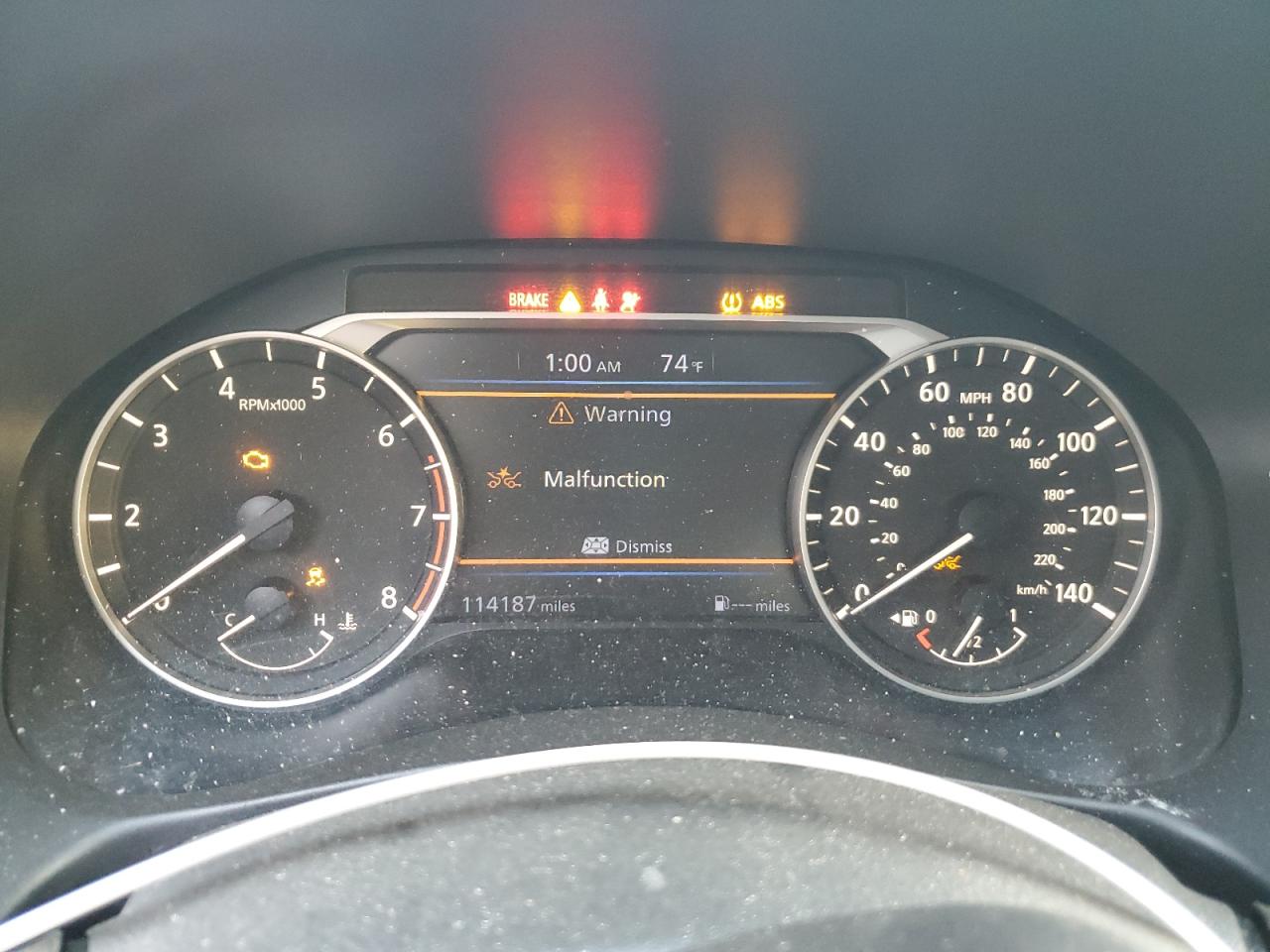 2020 Nissan Altima VIN 1N4BL4BV5LC121664 Copart auction photo, front end / side damage thumbnail 9