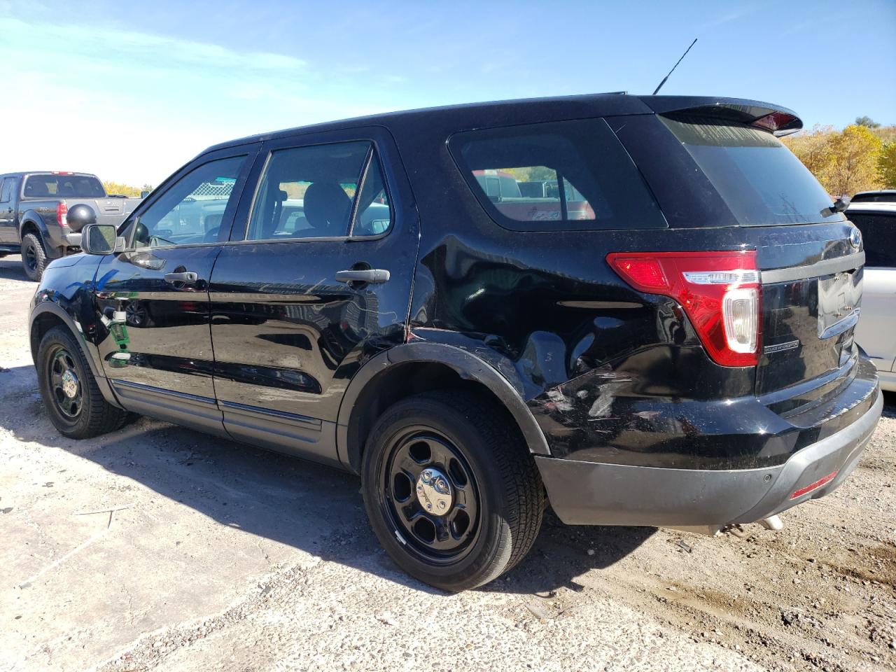 2014 Ford Explorer VIN 1FM5K8AR0EGB27353 Copart auction photo, rear end / side damage thumbnail 2