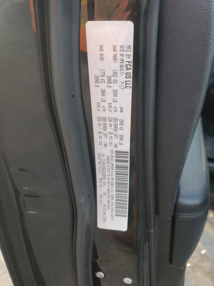 2017 Dodge Durango VIN 1C4RDHDG6HC928536 Copart auction photo, front end damage thumbnail 14