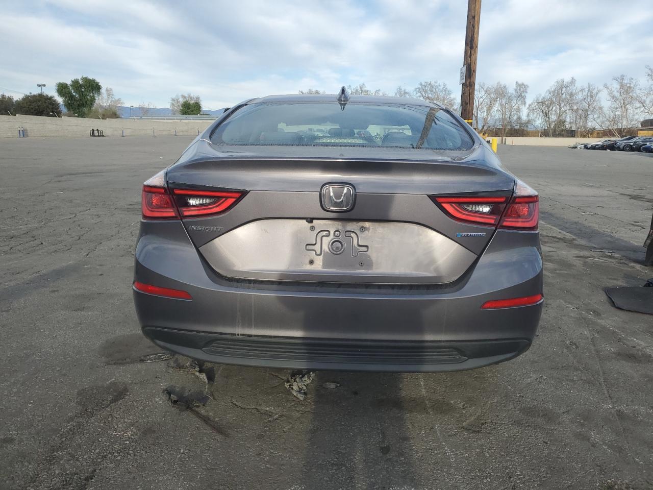 2019 Honda Insight VIN 19XZE4F17KE023639 Copart auction photo, side / front end damage thumbnail 6