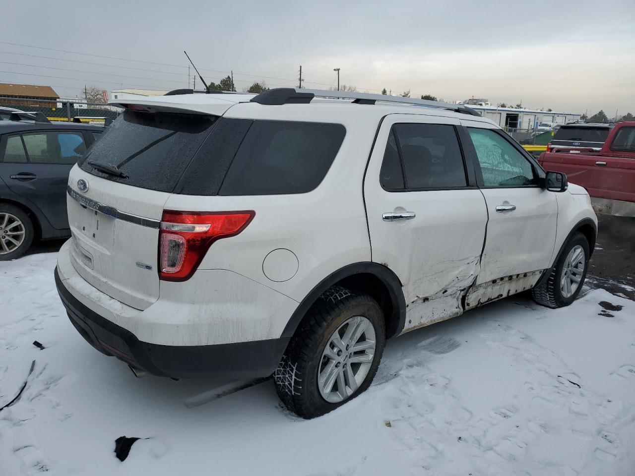 2015 Ford Explorer VIN 1FM5K8D80FGA93712 Copart auction photo, side damage thumbnail 3