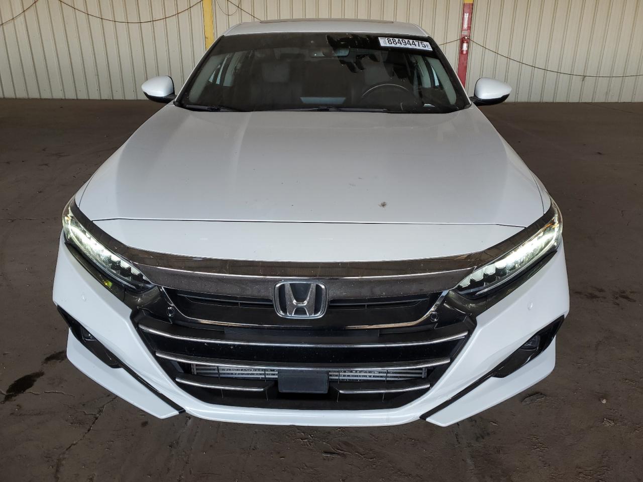2021 Honda Accord VIN 1HGCV2F95MA017278 Copart auction photo, rear end damage thumbnail 5