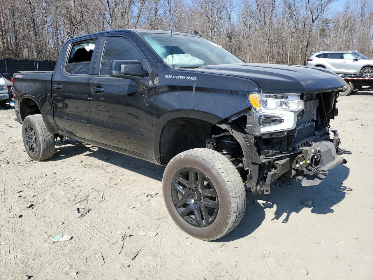2023 Chevrolet Silverado VIN 1GCUDEE83PZ316404 Copart auction photo, front end damage thumbnail 4