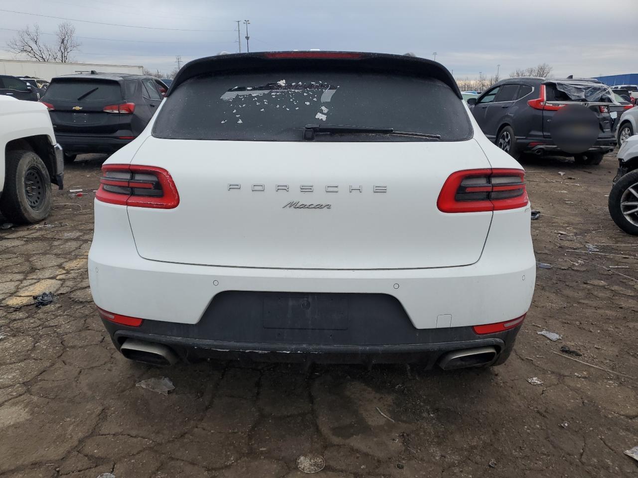 2018 Porsche Macan VIN WP1AA2A59JLB10308 Copart auction photo, burn - engine / burn - interior damage thumbnail 6
