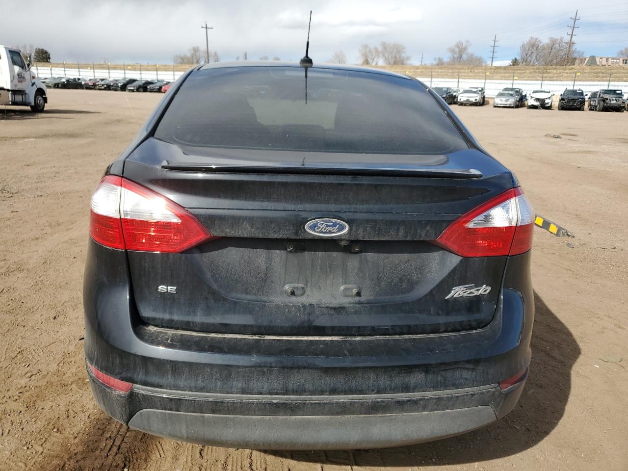 2019 Ford Fiesta VIN 3FADP4BJ5KM137371 Copart auction photo, side damage thumbnail 6