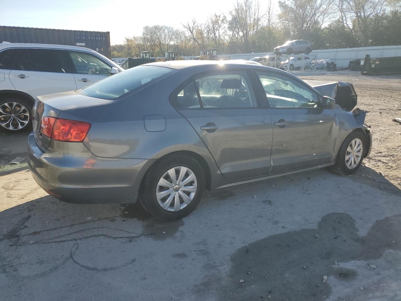 2014 Volkswagen Jetta VIN 3VW2K7AJ9EM249157 Copart auction photo, front end damage thumbnail 6
