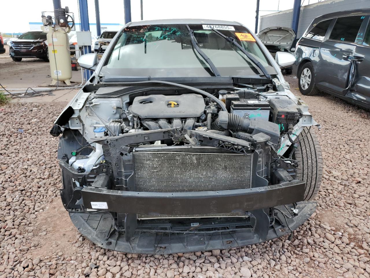 2020 Hyundai Elantra VIN 5NPD84LF5LH516086 Copart auction photo, front end damage thumbnail 5