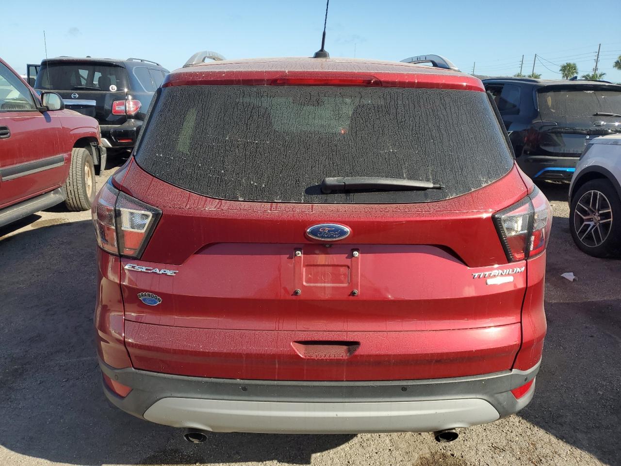2017 Ford Escape VIN 1FMCU0JDXHUE86223 Copart auction photo, water/flood damage thumbnail 6