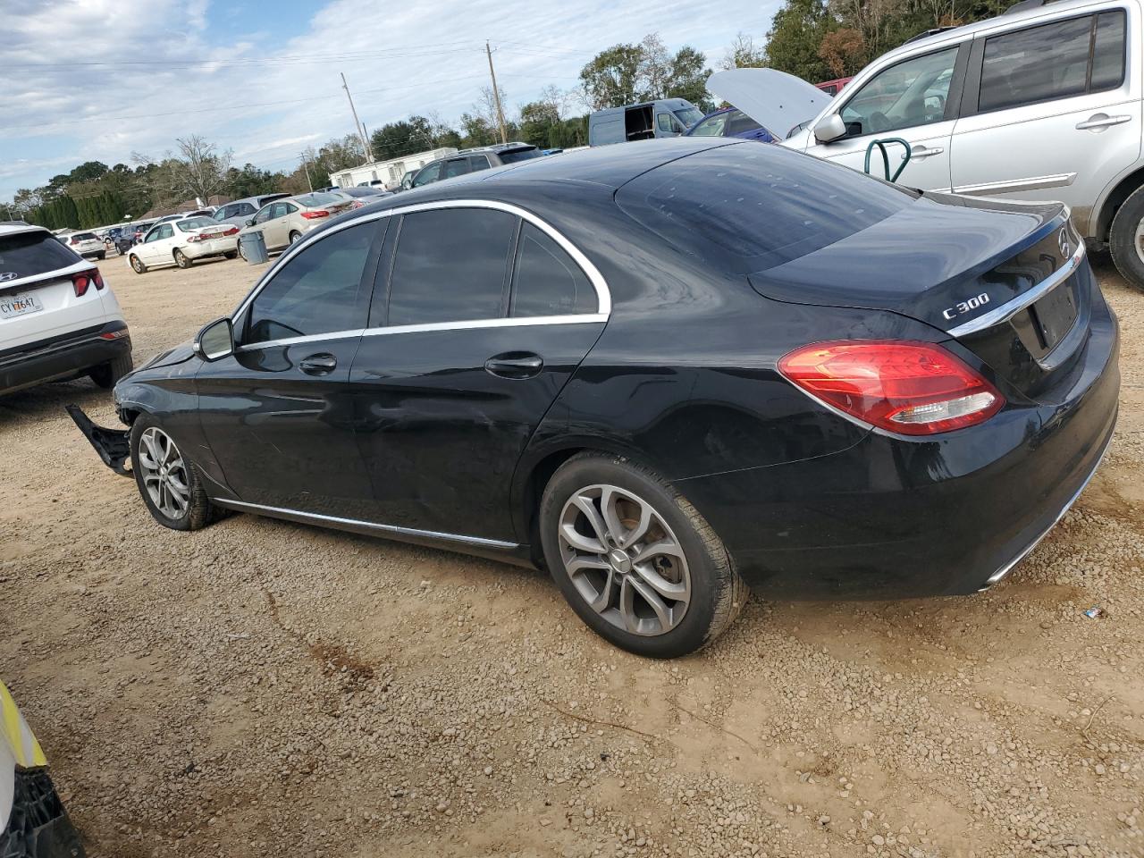 2015 Mercedes-Benz C-klasse VIN 55SWF4KB2FU064886 Copart auction photo, front end damage thumbnail 2