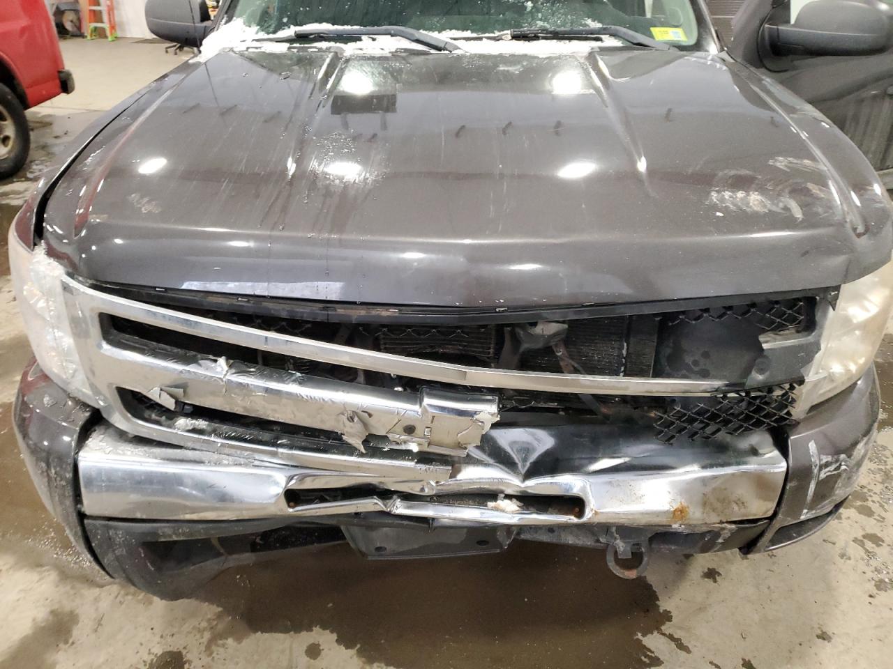 2011 Chevrolet Silverado VIN 1GCRKSE34BZ354957 Copart auction photo, front end / all over damage thumbnail 11