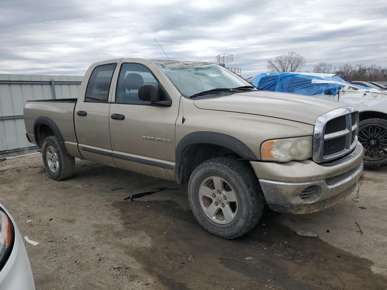 2005 Dodge RAM VIN 1D7HU18N45S263560 Copart auction photo, all over damage thumbnail 4