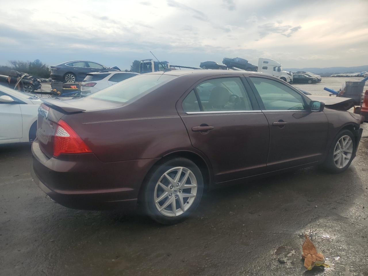 2012 Ford Fusion VIN 3FAHP0JA7CR140983 Copart auction photo, front end damage thumbnail 3