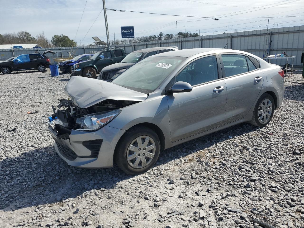 2022 KIA Rio VIN 3KPA24AD8NE474056 - Copart auction photo