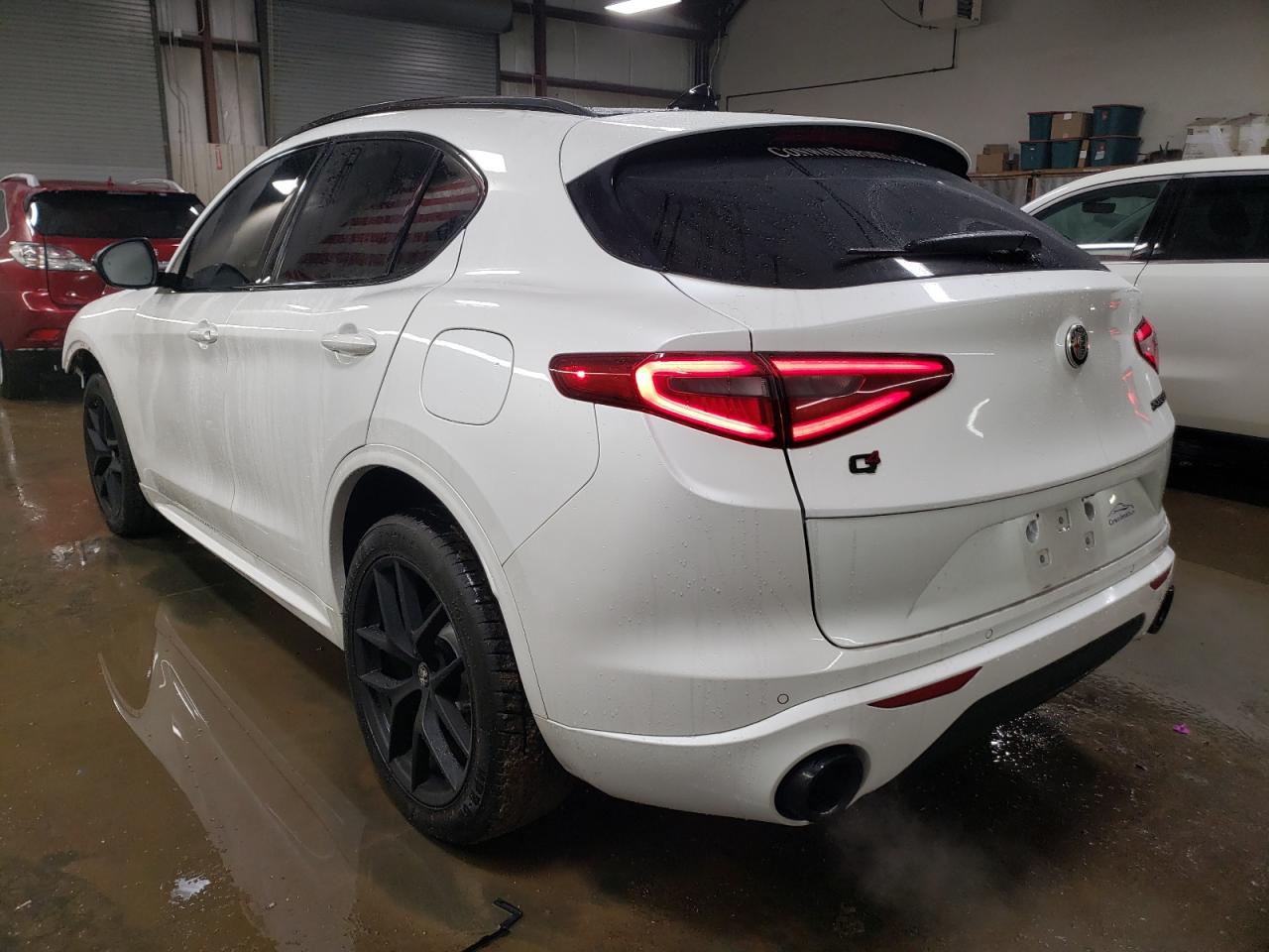 2020 Alfa Romeo Stelvio VIN ZASPAKBN4L7C74496 Copart auction photo, front end damage thumbnail 2