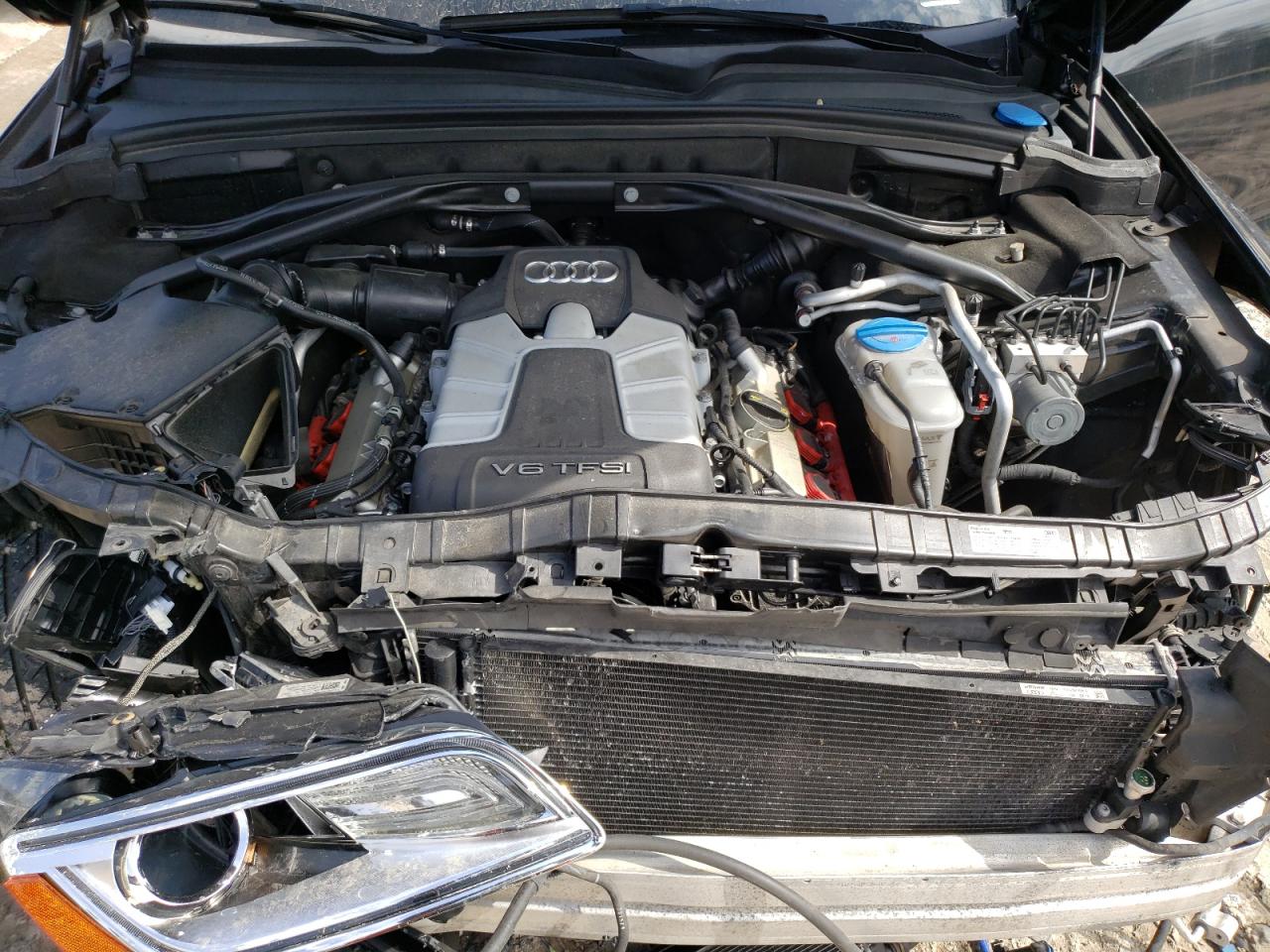 2016 Audi SQ5 VIN WA1VCAFP7GA034295 Copart auction photo, front end / undercarriage damage thumbnail 12