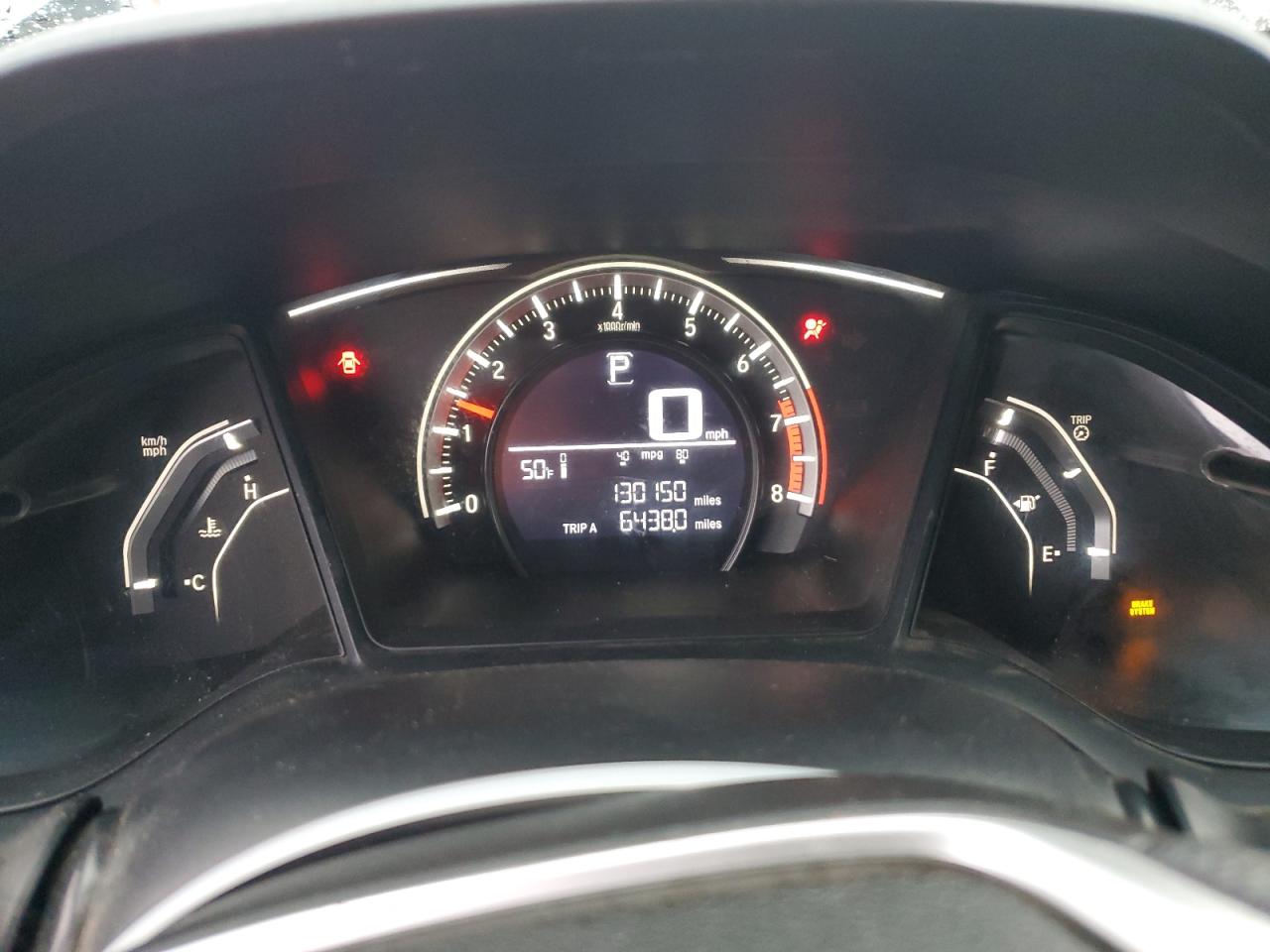2016 Honda Civic VIN 19XFC2F53GE235106 Copart auction photo, rear end damage thumbnail 9