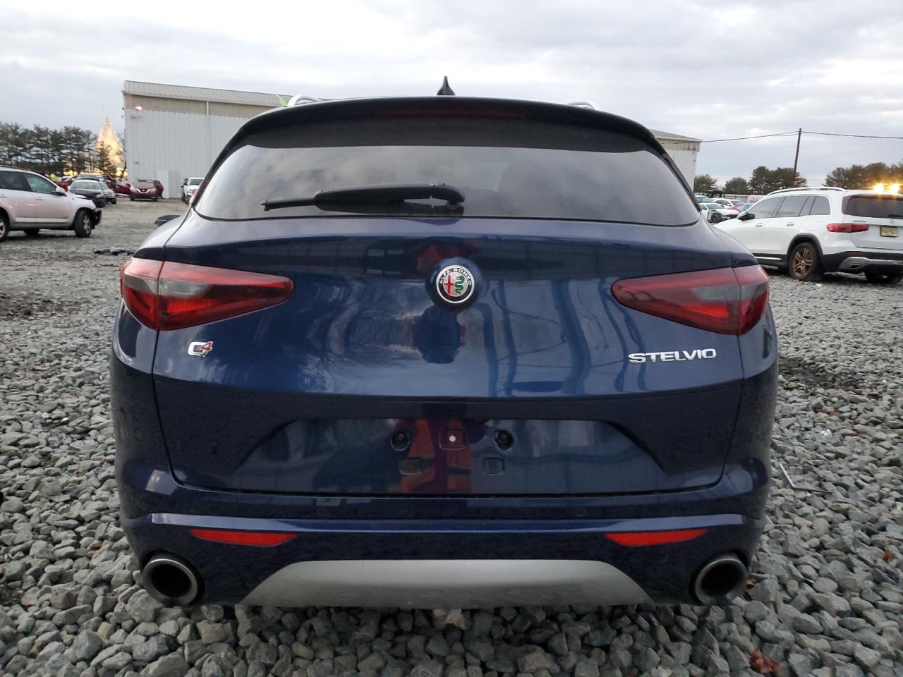 2021 Alfa Romeo Stelvio VIN ZASPAKBNXM7D12878 Copart auction photo, front end damage thumbnail 6