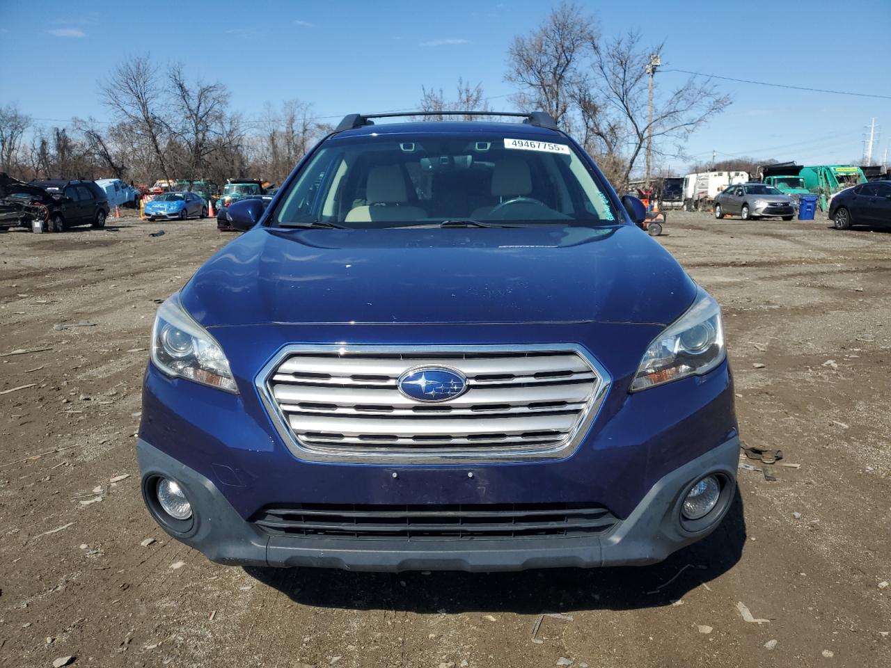 2017 Subaru Outback VIN 4S4BSAHC5H3340175 Copart auction photo, side / rear end damage thumbnail 5