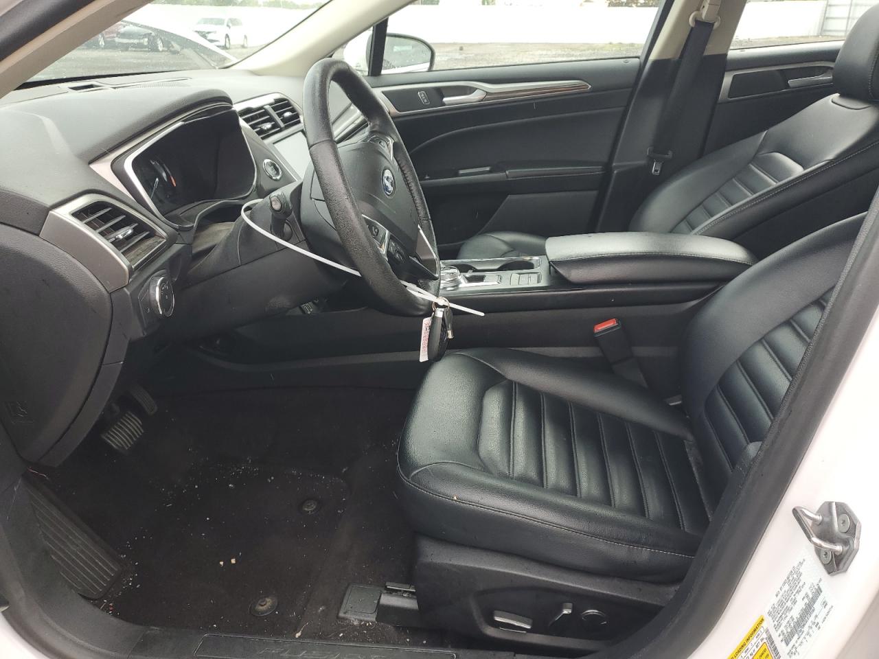 2020 Ford Fusion VIN 3FA6P0MU8LR189560 Copart auction photo, undercarriage / side damage thumbnail 7