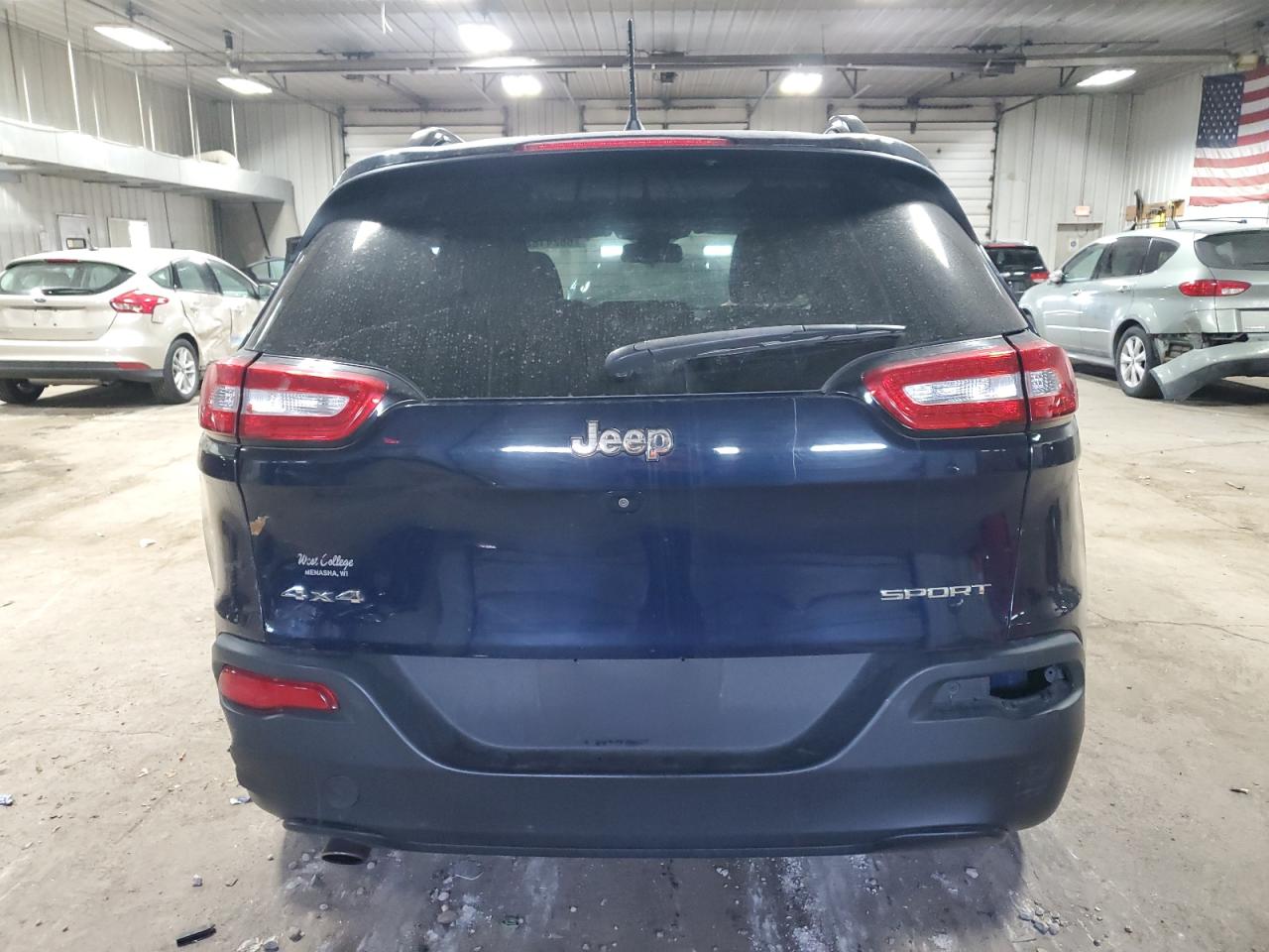 2016 Jeep Grand Cherokee VIN 1C4PJMAB3GW156446 Copart auction photo, front end / rear end damage thumbnail 6