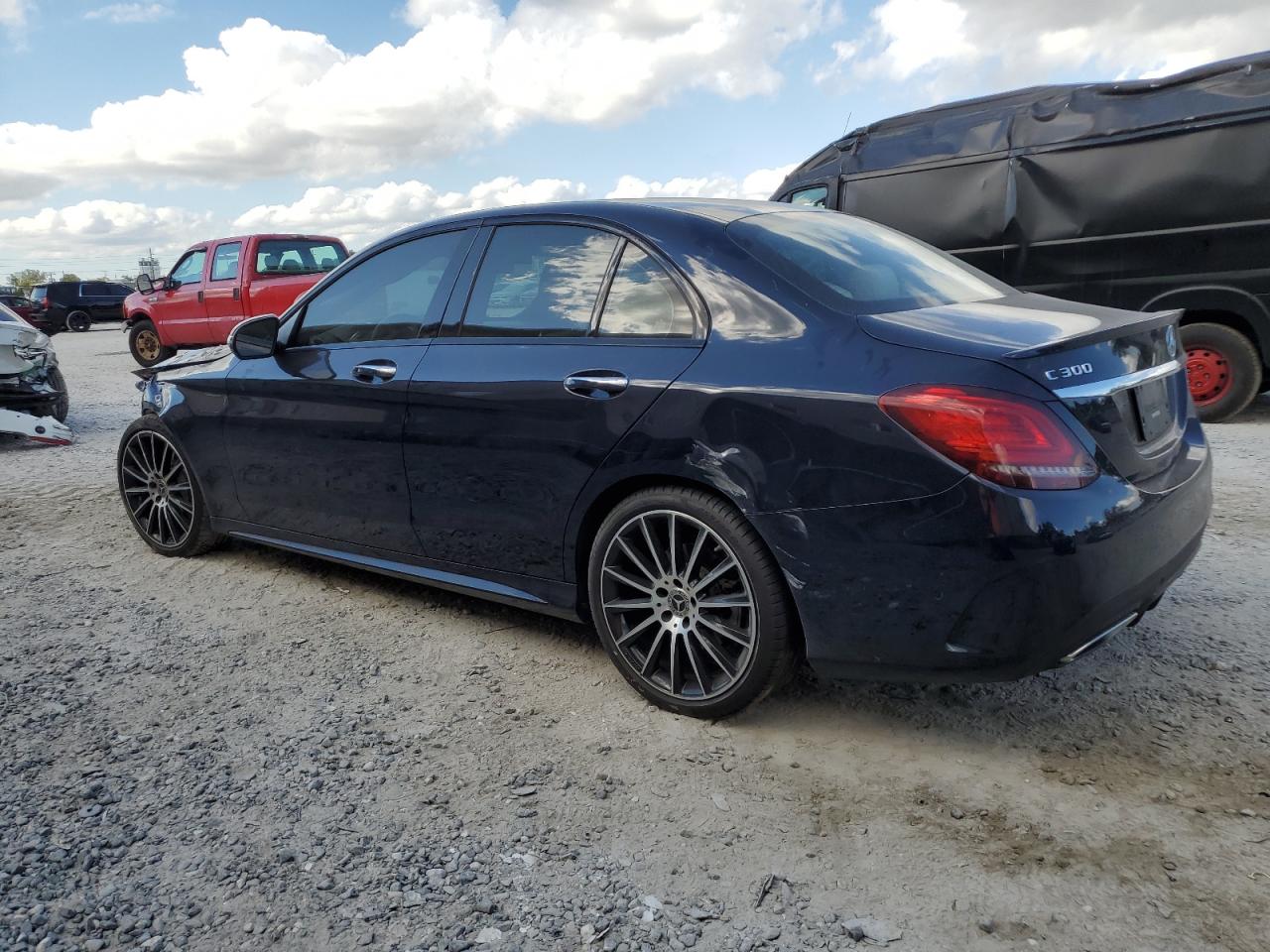 2020 Mercedes-Benz C-klasse VIN 55SWF8DB6LU333584 Copart auction photo, front end damage thumbnail 2