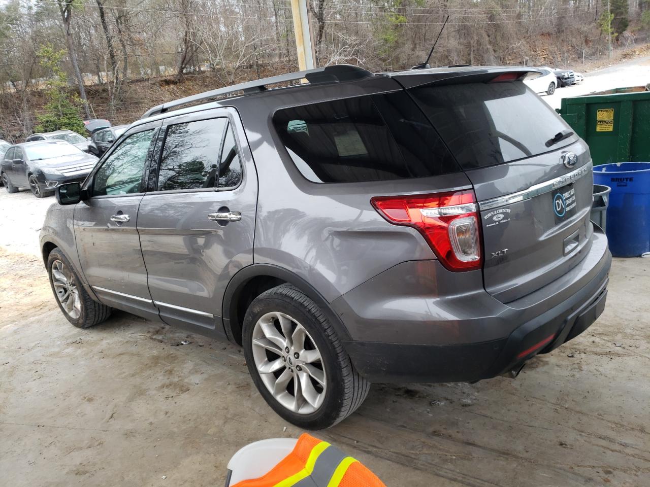 2014 Ford Explorer VIN 1FM5K7D86EGA84666 Copart auction photo, front end damage thumbnail 2