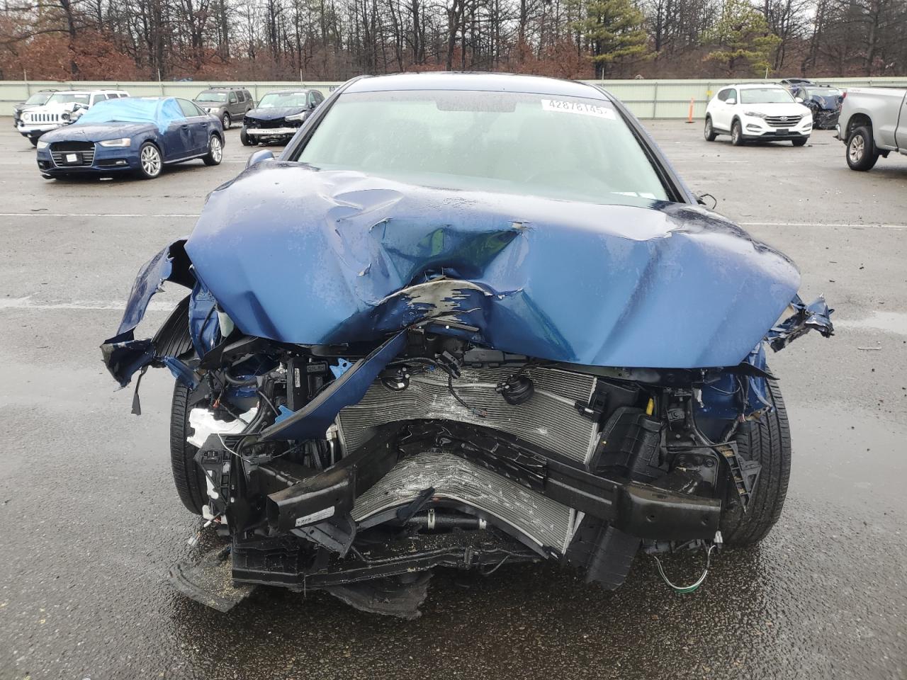 2019 Hyundai Sonata VIN 5NPE24AF4KH807346 Copart auction photo, front end / minor dent/scratches damage thumbnail 5