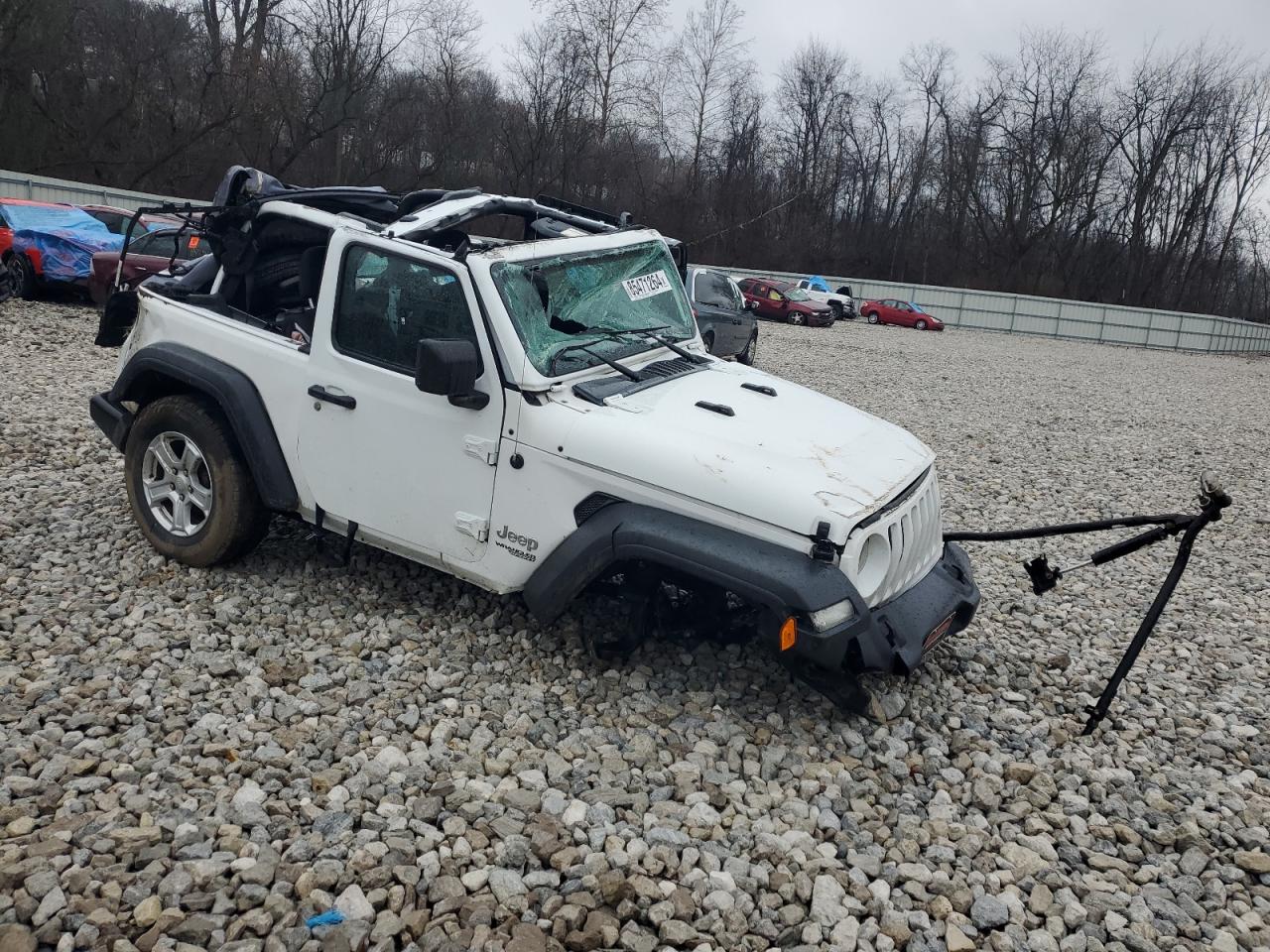 2020 Jeep Wrangler VIN 1C4GJXAN5LW227927 Copart auction photo, all over damage thumbnail 4
