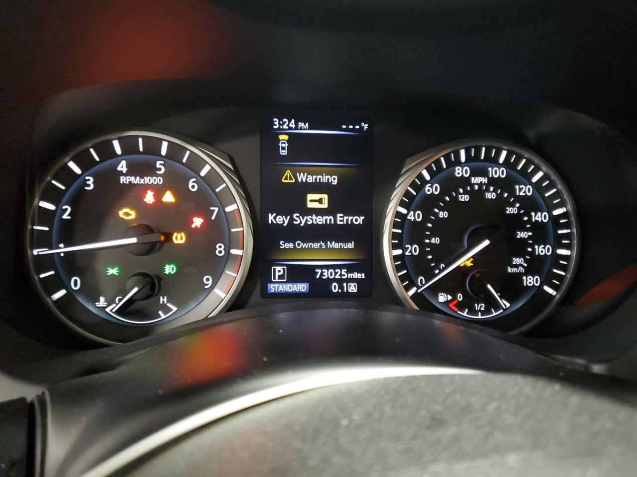 2019 Infiniti Q50 VIN JN1EV7AR7KM550324 Copart auction photo, front end / side damage thumbnail 9