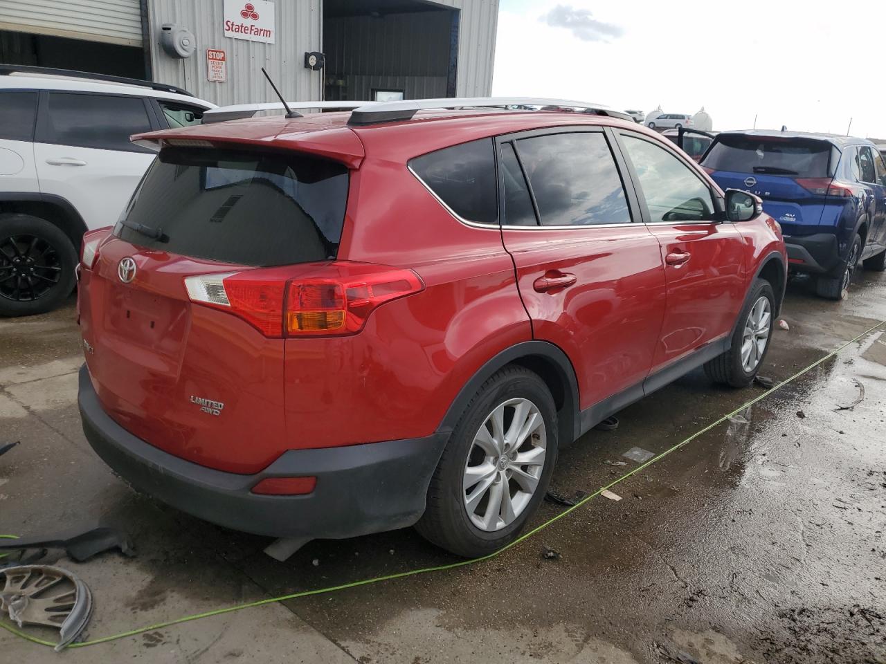 2013 Toyota RAV 4 VIN JTMDFREV0D5001215 Copart auction photo, side damage thumbnail 3
