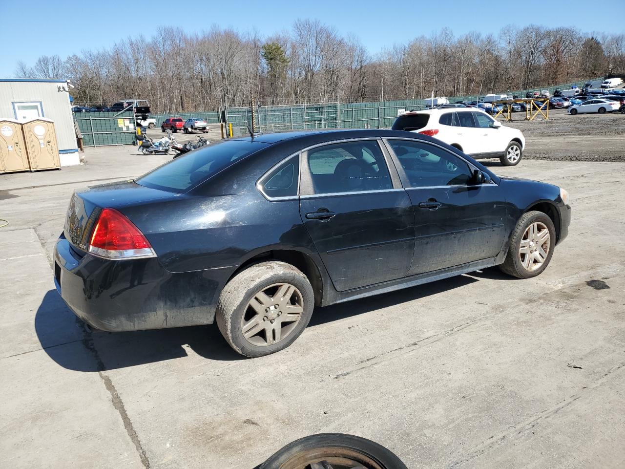 2014 Chevrolet Impala VIN 2G1WB5E30E1121894 Copart auction photo, rear end damage thumbnail 3