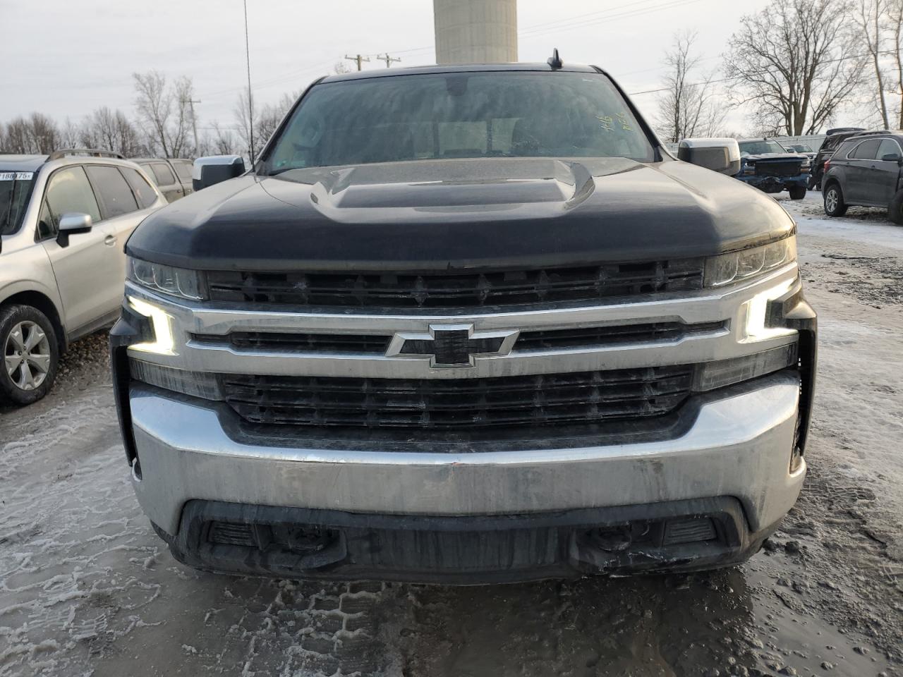 2021 Chevrolet Silverado VIN 1GCUYDED3MZ144284 Copart auction photo, side damage thumbnail 5