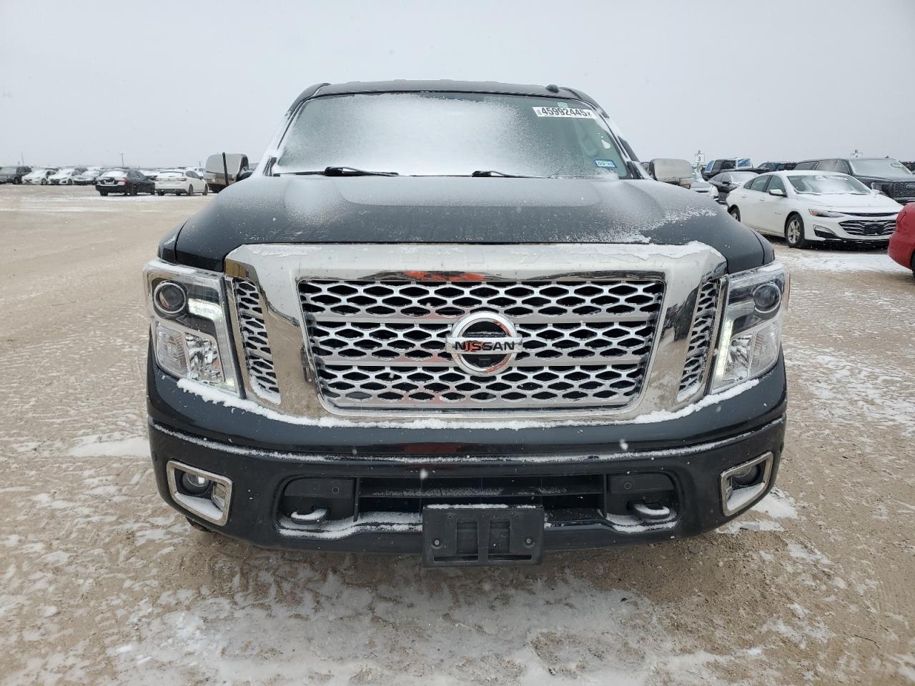 2017 Nissan Titan VIN 1N6AA1E63HN509712 Copart auction photo, rear end damage thumbnail 5